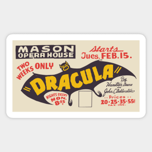 Dracula - Vintage Theatre Poster Magnet